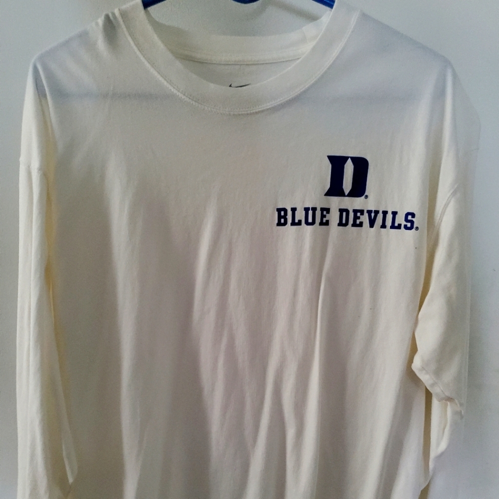 Nike Duke long sleeve T-shirt white very nice size L
